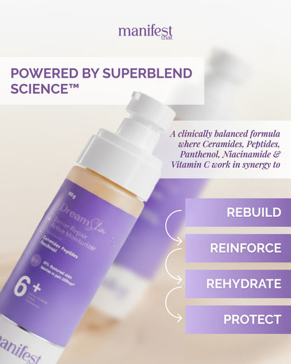 Dream Skin Barrier Repair Active Moisturizer 6+ with 1% Ceramides | Peptides | Panthenol